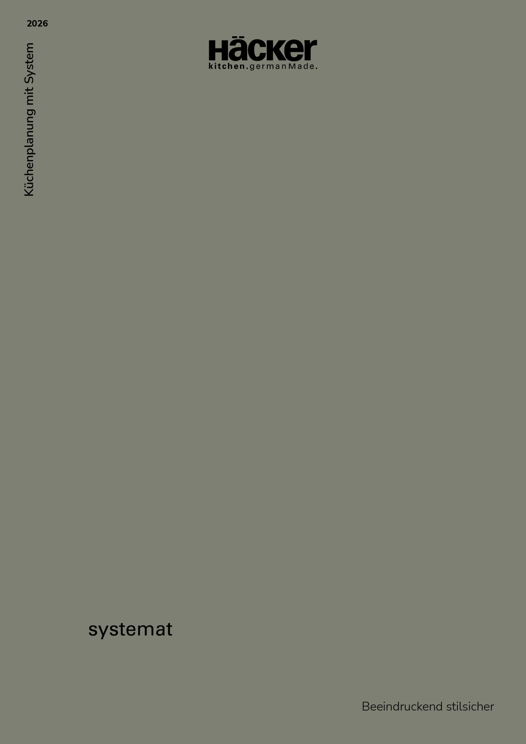 Catalogue cuisines sur mesure Systemat 2026